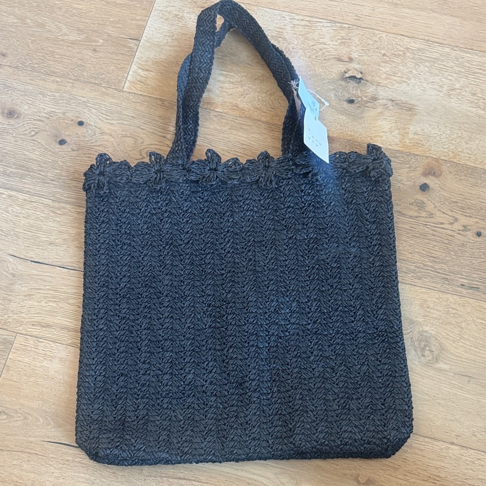 A New Day Black Textured Tote